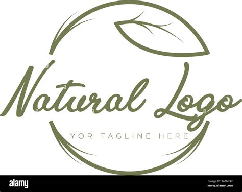 Natural logo hi-res stock photography and images - Alamy