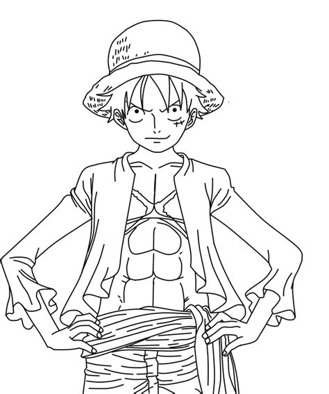 Luffy Drawing Full Body