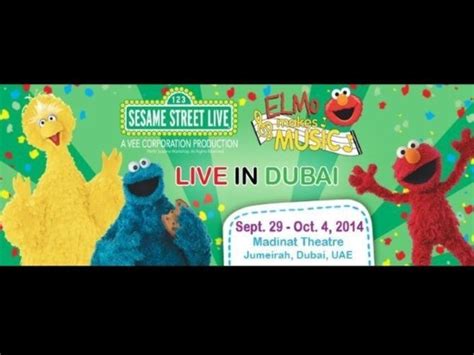 Sesame Street Live Elmo Makes Music | Dubai 2014