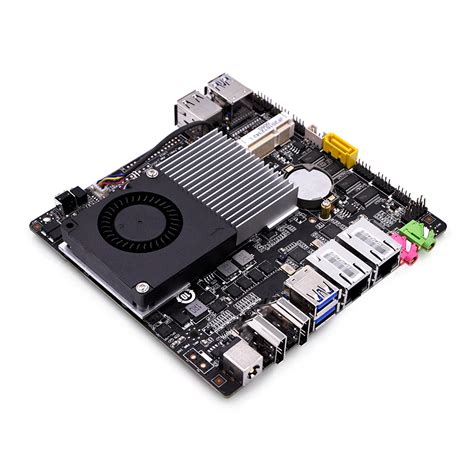 QOTOM Nano ITX Motherboard Q3215UG2 H 12 x 13cm 2 LAN, 4 USB, 2 display ...