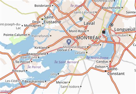 MICHELIN Dorval C map - ViaMichelin