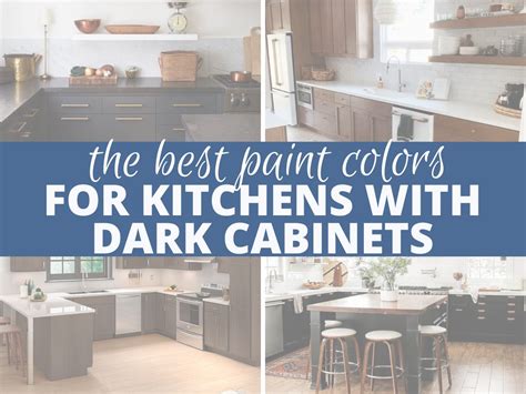 Best Paint Color For Kitchen With Dark Wood Cabinets | Besto Blog