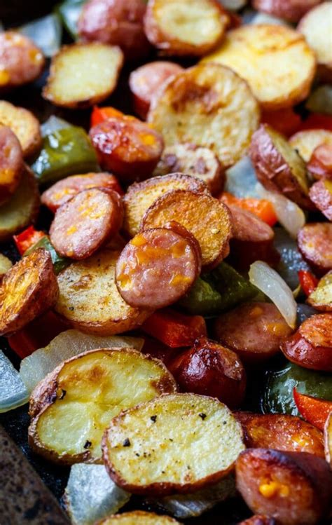 Oven-Roasted Sausage and Potatoes - Spicy Southern Kitchen