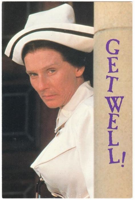 Cloris Leachman as Nurse Diesel in High Anxiety Movie Get Well Postcard / HipPostcard