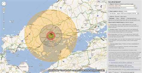 Tsar bomba radius map - patchzik