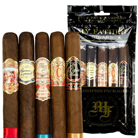 MY FATHER CIGARS 5 PACK SAMPLER IN HUMIDIFIED PACKAGING - Cuban ...