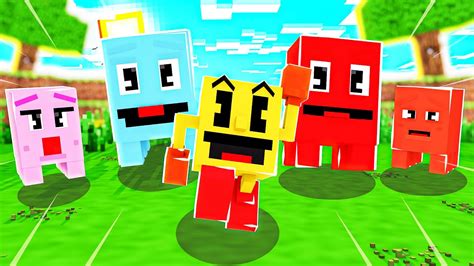 MINECRAFT - ¡NOS CONVERTIMOS EN PAC-MAN! - YouTube