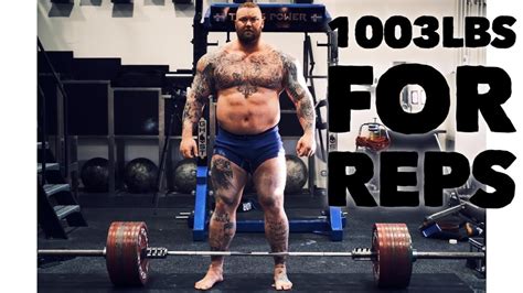 1003lbs/455kg PR DEADLIFT! HEAVIEST DEADLIFT EVER FOR REPS!? - YouTube