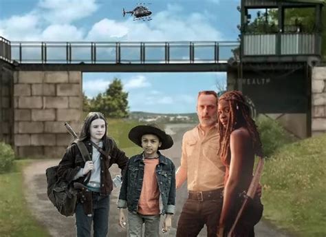 Judith, Rick Jr., Rick & Michonne Reunion Edit : r/thewalkingdead