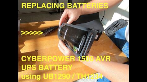 How To Change Battery In Cyberpower 1500avr