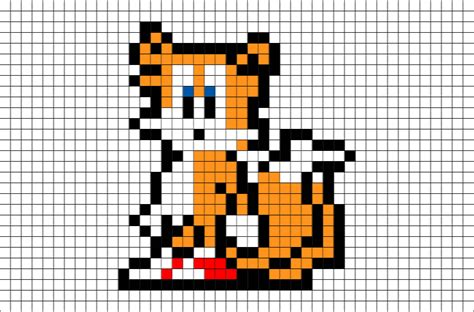 Tails Pixel Art Sonic – BRIK