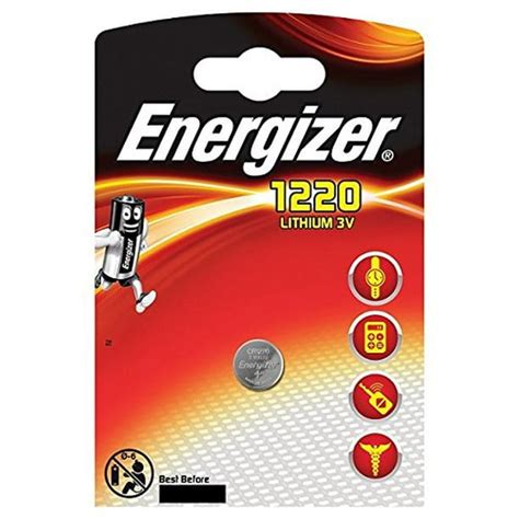 Energizer- Cr1220 3v Lithium Coin Cell Battery X1 - Walmart.com - Walmart.com