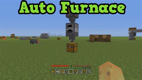 Minecraft Xbox 360 + PS3 Automatic Furnace Tutorial & Beacon Hopper - YouTube