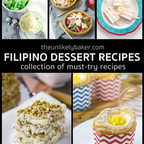 Filipino Desserts List