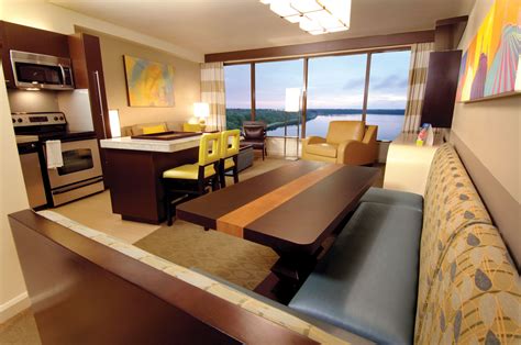 Disney Resort Hotels, Disney's Contemporary Resort - Living Room Bay Lake Tower, Walt Disney ...