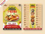 Food Menu Card Design PSD Freebie | PSDFreebies.com