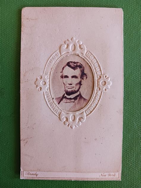 President Abraham Lincoln CDV-MATHEW BRADY GALLERY-Feb.9th 1864-Near Pristine. | eBay
