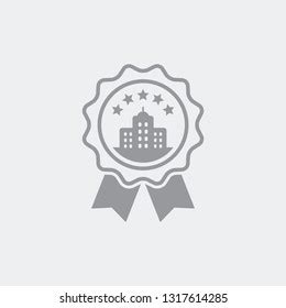 Best Luxury Hotel Icon Stock Vector (Royalty Free) 1317614285 ...