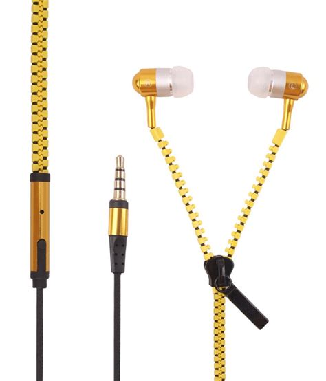 Buy Hexadisk ER00002 Earbuds Wired Earphones With Mic Yellow Online at Best Price in India ...