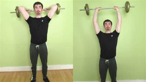 Overhead Barbell Tricep Extension Tutorial (Straight Bar)