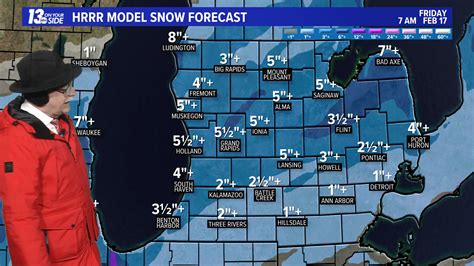 5/6 pm Weather Forecast - Grand Rapids, MI - Wednesday, February 15 ...