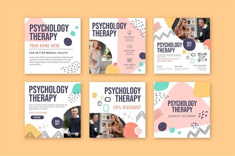 Free Vector | Psychology instagram posts