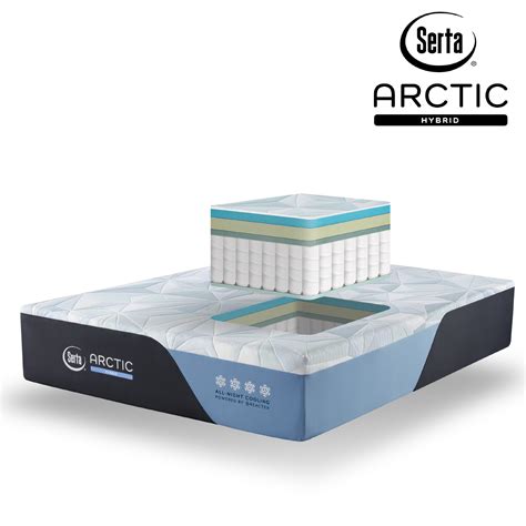 Serta Arctic 13.5" Medium Hybrid Mattress – Bedding Mart