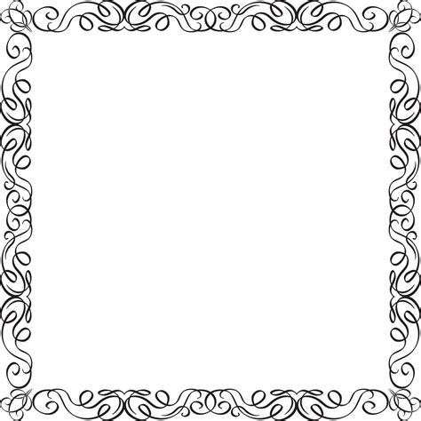 Floral Frame Vector Ornament Royalty-Free Stock Image - Storyblocks