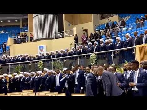 ST ENGENAS ZCC CHOIR BOTSWANA at Botswana National Memorial service - YouTube