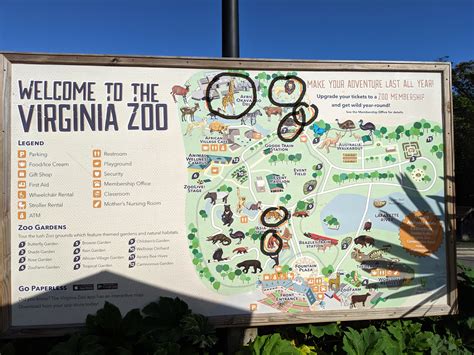 Virignia Zoo in Norfolk, VA MAP - No Home Just Roam