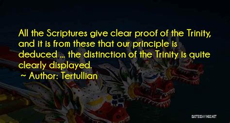 Top 4 Tertullian Trinity Quotes & Sayings