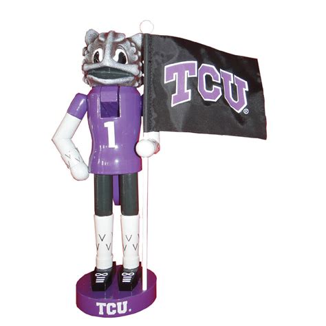 Santa's Workshop NACC TCU Mascot Flag Nutcracker & Reviews | Wayfair