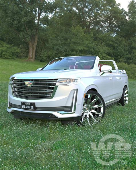 Cadillac Escalade Convertible Rendering Mixes Opulent Styling and Open-Air Fun - autoevolution