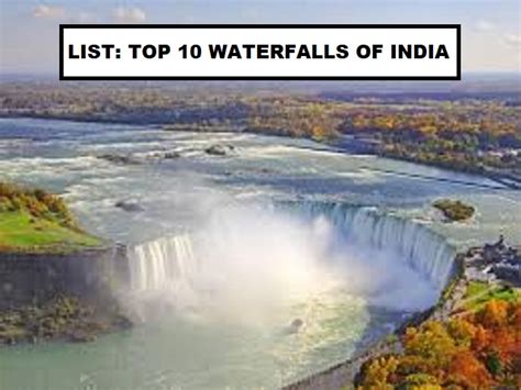 List of Top 10 Highest Waterfalls of India