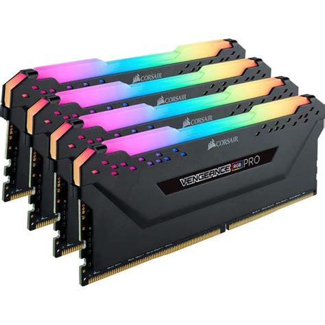 Corsair 64 GB DDR4-2666 Kit werkgeheugen Zwart, CMW64GX4M4A2666C16 ...