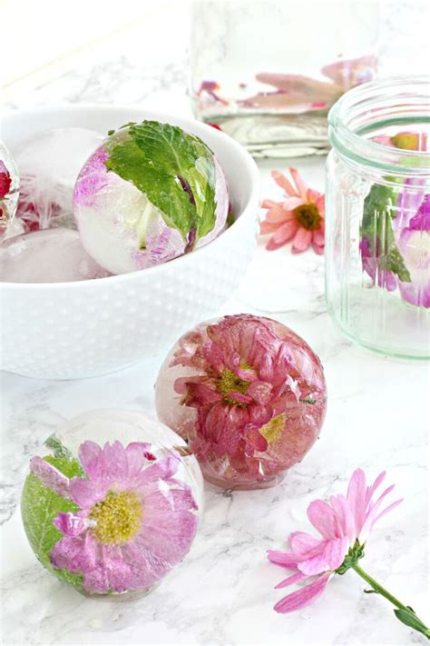 Put Edible Flowers in Ice Cubes for Perfectly Insta-Worthy Drinks