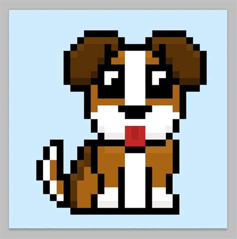 How to Make a Pixel Art Dog - Pixel Art Tutorial