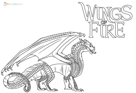 Wings of Fire Coloring Pages | 60 Pictures Free Printable