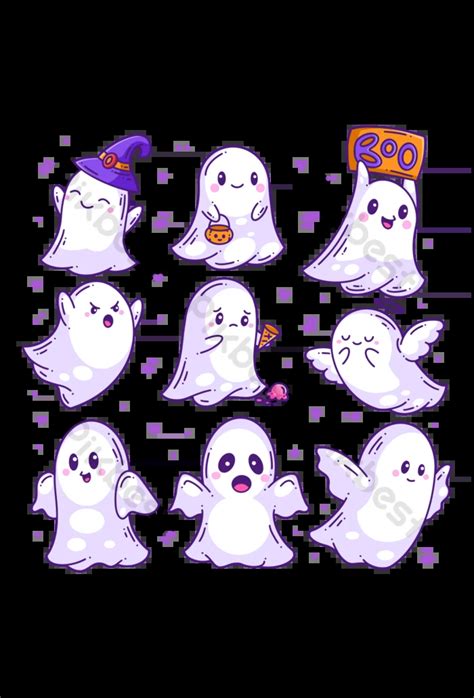 Hình ảnh đáng yêu của ma quỷ cute ghost Được yêu thích nhất trên mạng