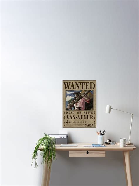 "One Piece Van Augur Bounty Wanted" Poster for Sale by One Piece Bounty Poster | Redbubble