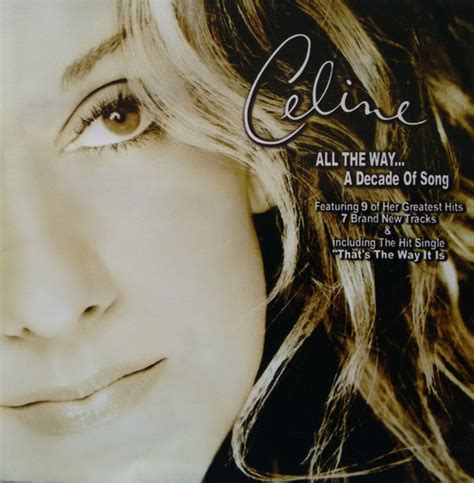 Celine Dion – All The Way... A Decade Of Song (1999, CD) - Discogs