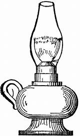 Oil Lamp Coloring Page Sketch sketch template