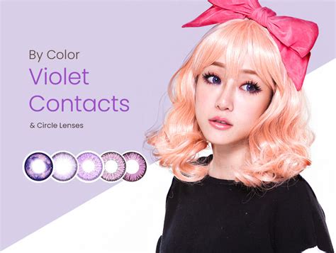 Violet & Purple Contact Lenses Online (Halloween & Cosplay)