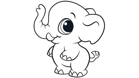 Get This Baby Elephant Coloring Pages 36903