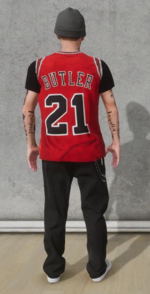 Skater XL: Jimmy Butler Bulls Jersey v 1.0 Real Brand, Short Sleeve T ...