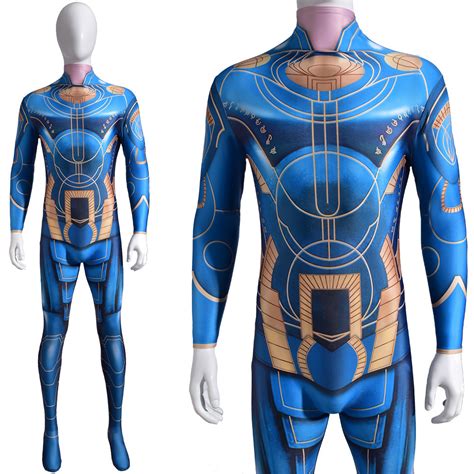 Marvel the Eternals Movie Deluxe Ikaris Costume Lycra Eternal Cosplay ...