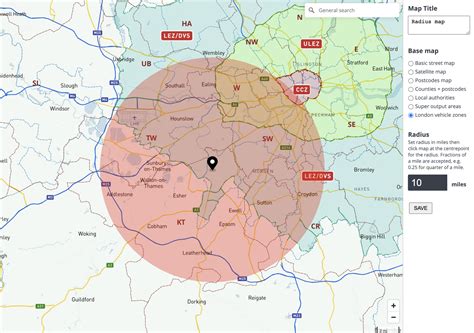 radius-map-in-area-of-Greater-London – Maproom