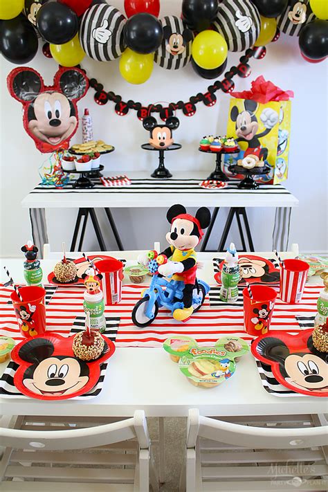 How to Plan a Mickey Mouse Birthday Party - Michelle's Party Plan-It