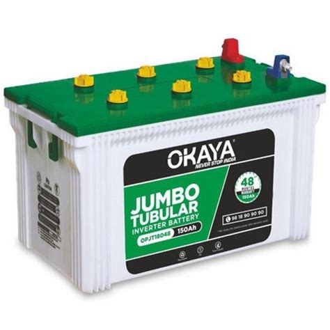 Okaya OPJT18048 150Ah Tubular Battery Price in Noida Extension | Batterymantra.com