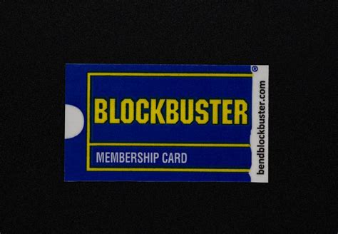 Blockbuster Membership Card - Blockbuster